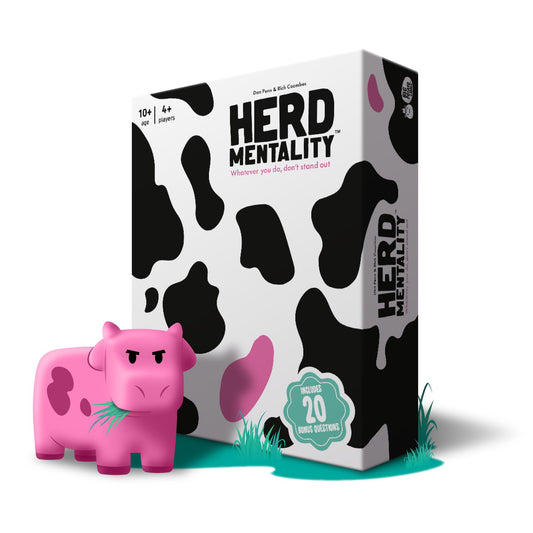 Herd Mentality – Udderly Hilarious Family & Party Board Game for Adults, Teens & Kids | 4–20 Players | Easy to Learn & Loved by Millions | Bonus Online Content | Great for Christmas Gifting