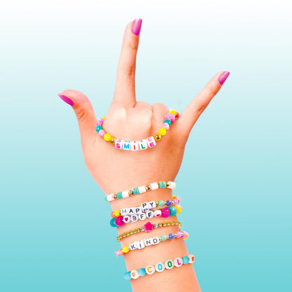 Style 4 Ever Magic Spinner Bracelets – DIY Friendship Bracelet Maker Kit (600+ Beads & Charms, Bead Spinner Tool) – Easy Craft Gift for Kids 6+ - Create Colourful Bracelets in Under 2 Minutes