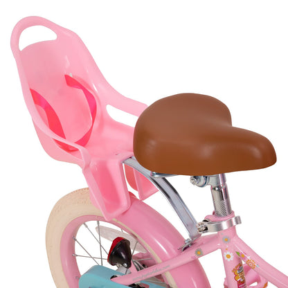 JOYSTAR Little Daisy 16 Inch Kids Bike for 4 5 6 7 Years Girls and boys, Child Bicycle with Training Wheels & Basket & Streamer, Pink Toddler Cycle