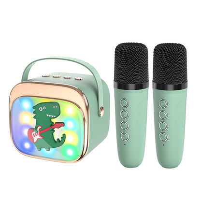 EPYRON karaoke machine for kids with Bluetooth speaker and two microphones, perfect for children’s birthday gifts and toy entertainment.