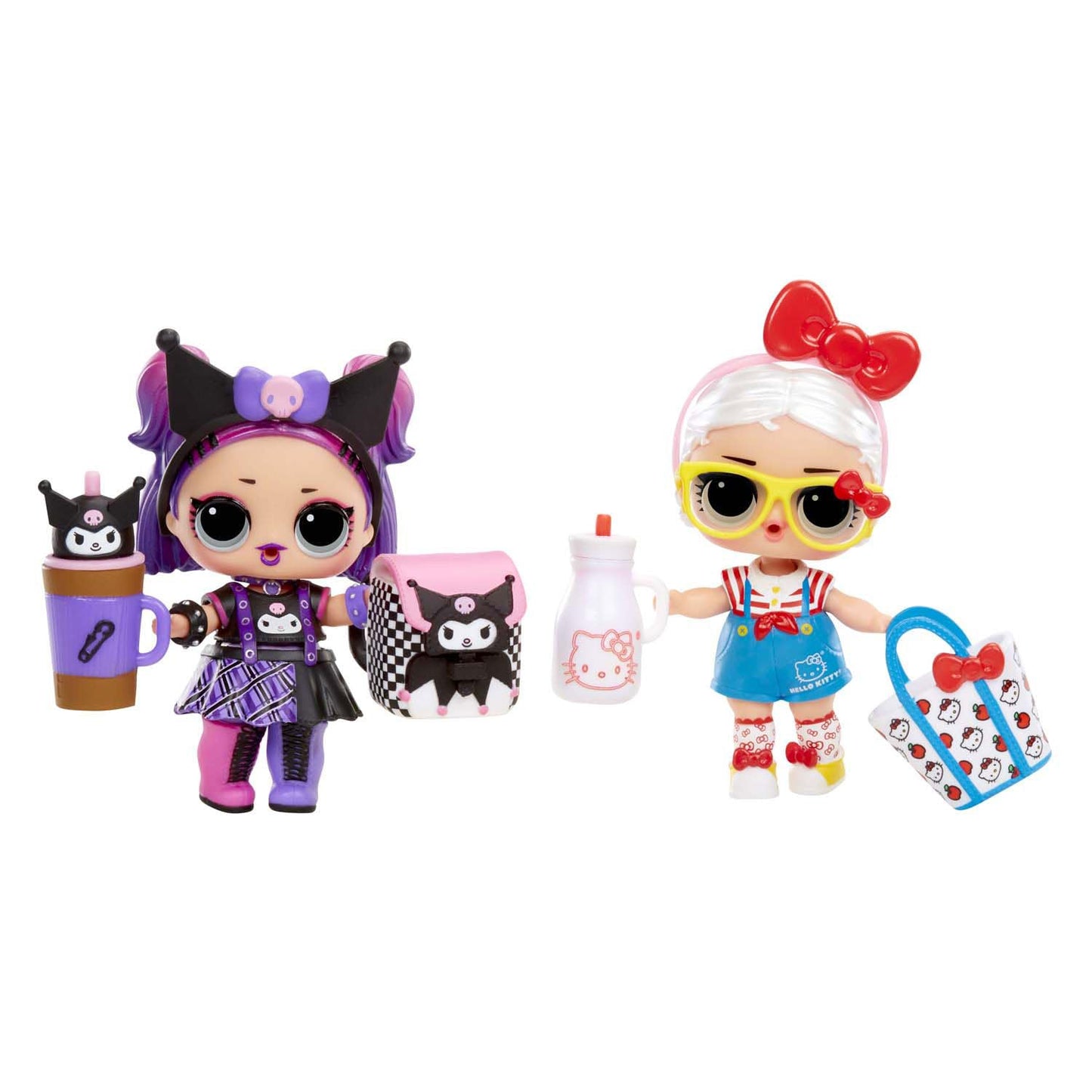 L.O.L. Surprise! Hello Kitty Tots doll with fashions and accessories in a Hello Kitty-shaped ball packaging.