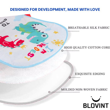 BLOVINT Baby Play Gym with piano, sensory toys, lights, and music for infants and toddlers, featuring LED lights and press keys.
