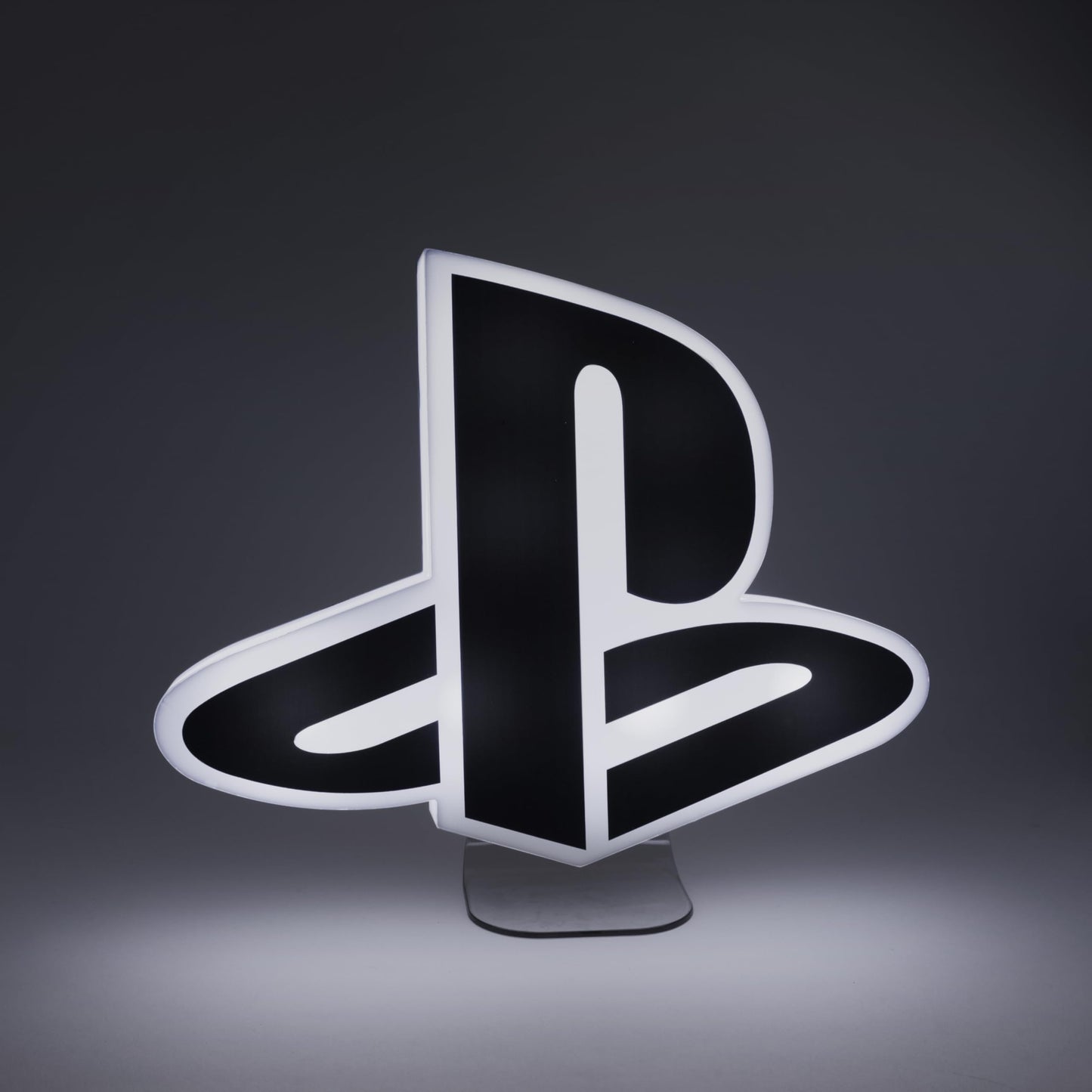 Paladone Playstation logo light with three lighting modes, officially licensed gaming merchandise, illuminated Playstation emblem.