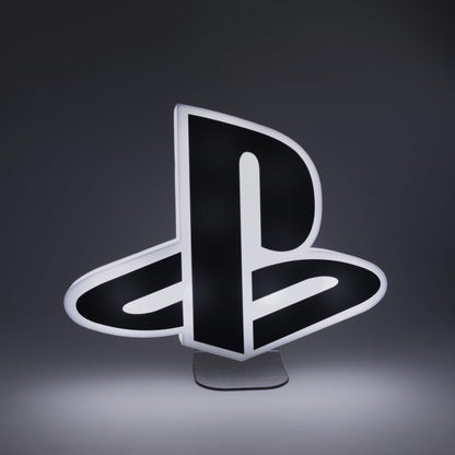 Paladone Playstation logo light with three lighting modes, officially licensed gaming merchandise, illuminated Playstation emblem.
