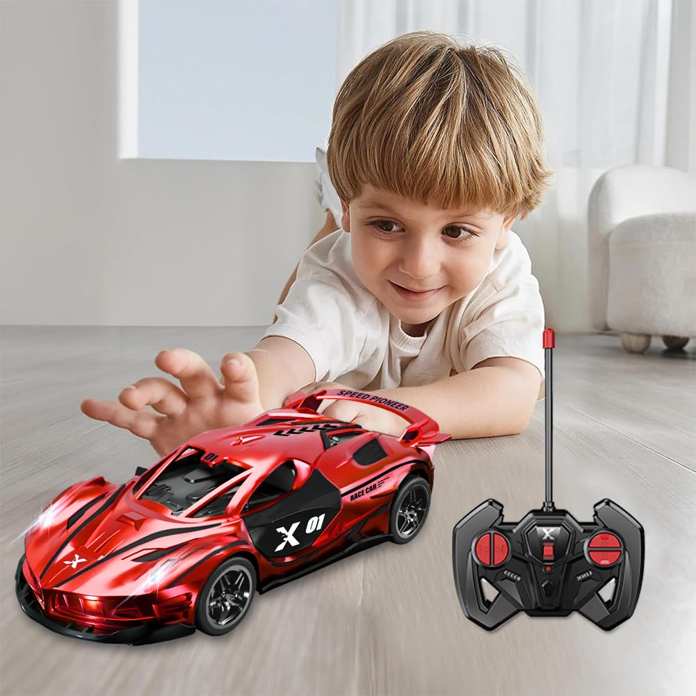 HATFRYF RC Drift Car, Cool Electric Remote Control Car, 1:22 Remote Control, Kids Toy Vehicle, Model Toy for Boys - Driftable, Gifts for Kids Boys