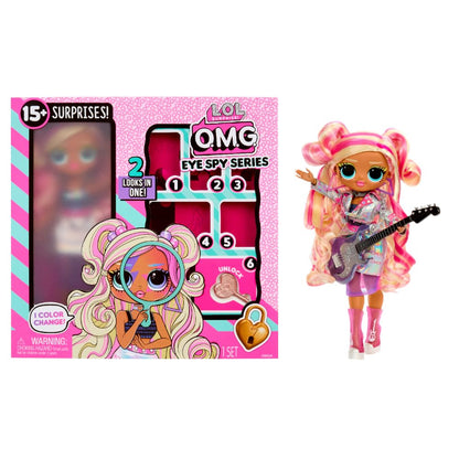 L.O.L. Surprise! OMG Rockstar doll with fashions and accessories, featuring vibrant colors and fun details.