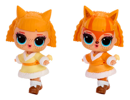 L.O.L. Surprise! Eye Spy Series Tots doll with blind packaging, color-change feature, fashions, and accessories displayed.