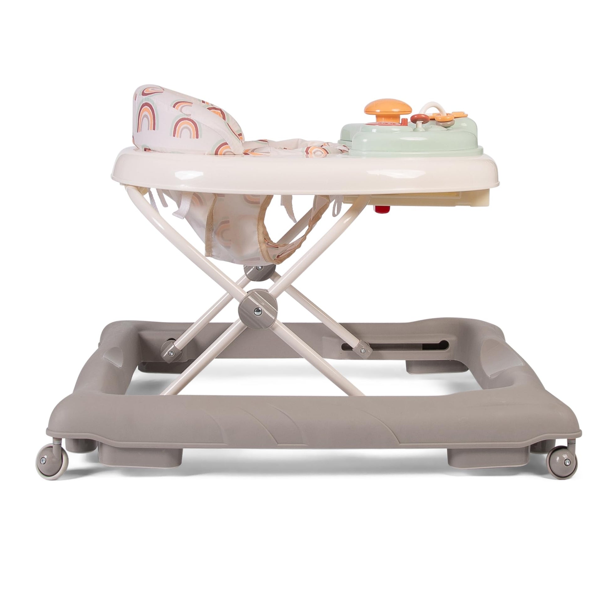 Red Kite Baby Go Round Jive electronic walker with interactive musical play tray in woodland walks design for infants.