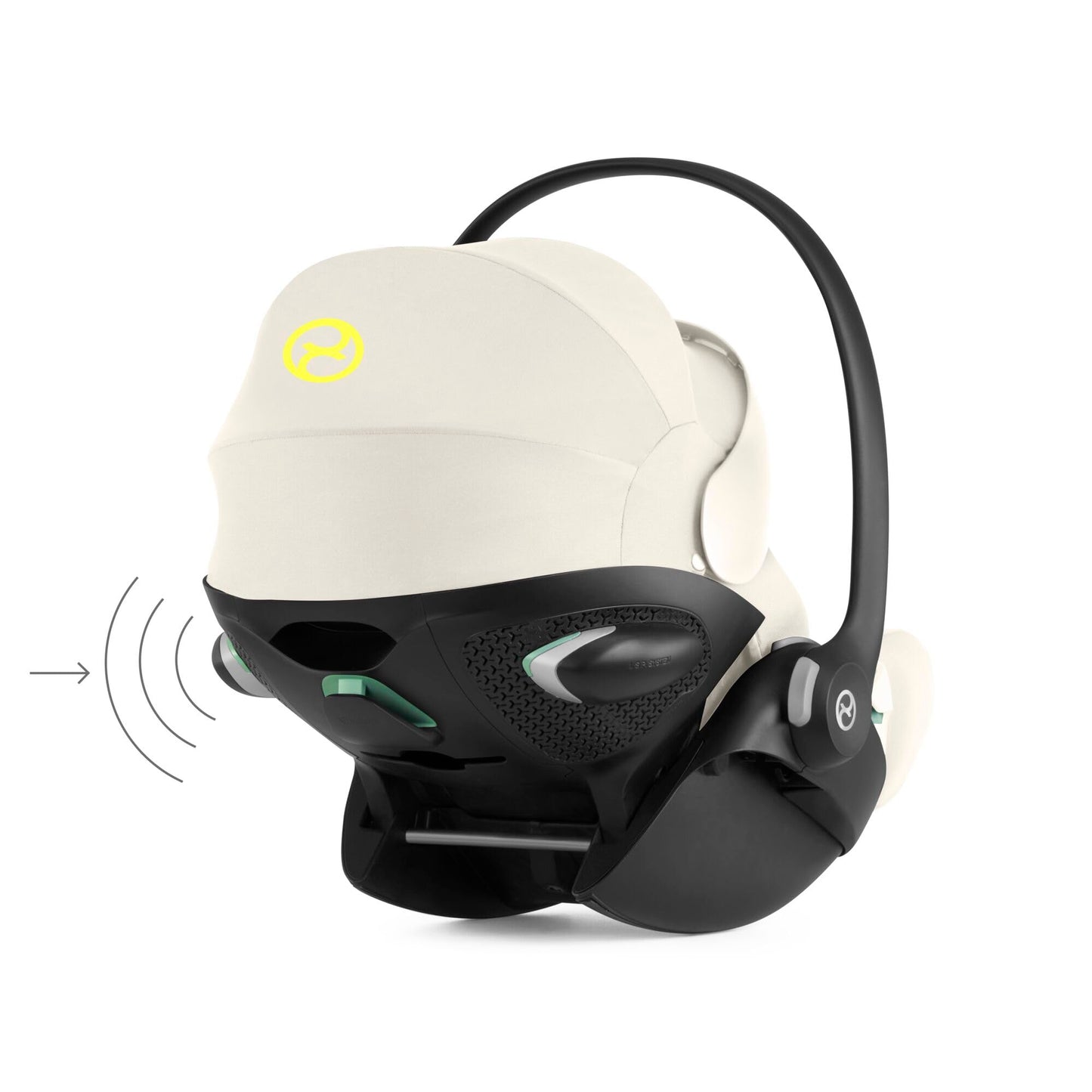 CYBEX Gold Cloud G i-Size Plus infant car seat, Incl. newborn insert, From birth to approx. 24 months, For children from 40 cm to 87 cm, Max. 13 kg, Seashell Beige