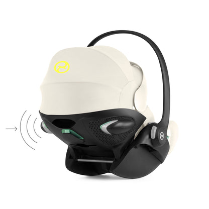 CYBEX Gold Cloud G i-Size Plus infant car seat, Incl. newborn insert, From birth to approx. 24 months, For children from 40 cm to 87 cm, Max. 13 kg, Seashell Beige