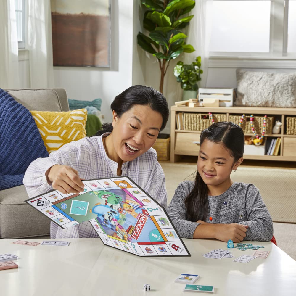 Hasbro Gaming Monopoly Junior, Family Board Game for 4+ Year Old Kids, Strategy Games for 2-6 Players