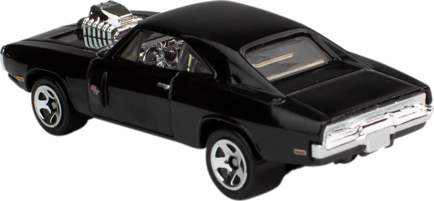 Hot Wheels Fast and FURIOUS Box of 5 Models Car Dodge Charger Toyota Supra Mustang Aston Martin - Scale 1:64 - HND08