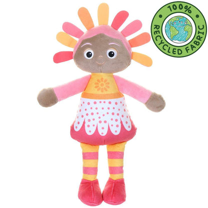 In the Night Garden Cuddly Soft Toy CBeebies Upsy Daisy Softie 30cm for Babies Toddlers 0-3 Suitable from Birth Colourful Comforting Cuddly Toy, Pink, Ice