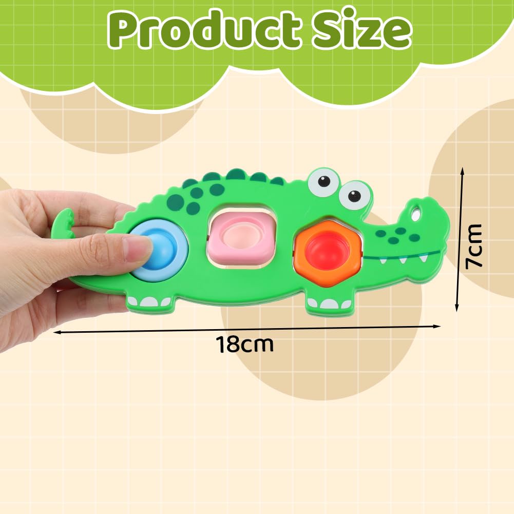 AYESY fidget popper sensory toy featuring airplane design, suitable for toddlers and children, promotes stress relief and autism support.