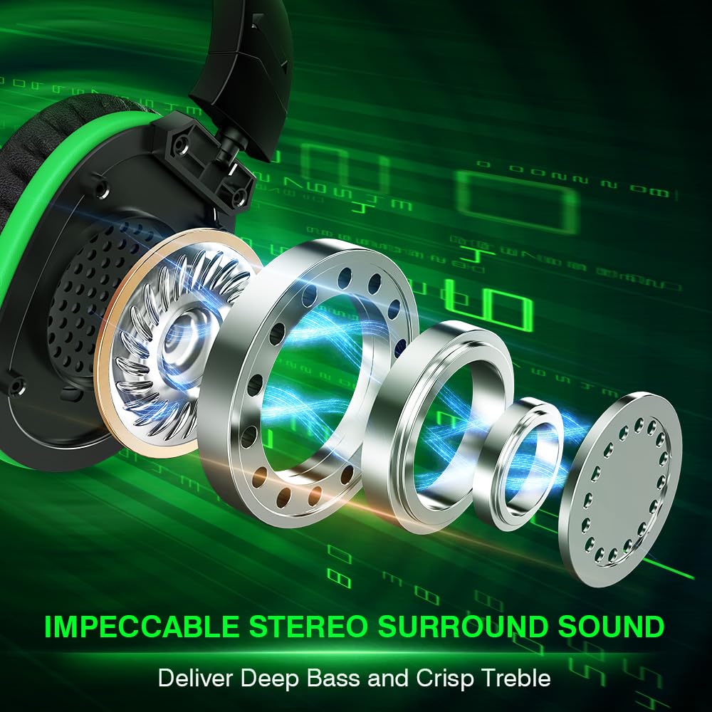 WolfLawS X3 wireless gaming headset with over-ear design, noise-canceling microphone, and 50-hour battery for Xbox, PlayStation, PC, and Switch.