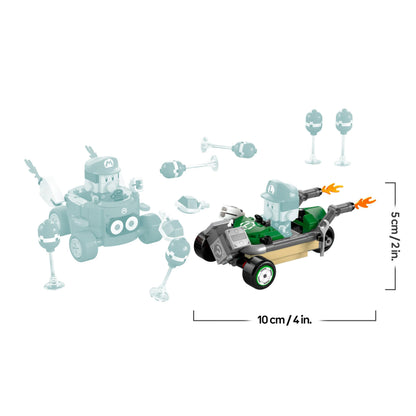 LEGO Super Mario Baby Mario vs. Baby Luigi toy set with 2 collectible Nintendo character figures and 2 cars for kids and gamers