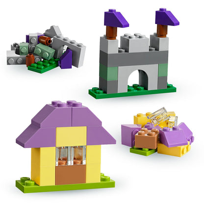 LEGO 10713 Classic Creative Suitcase with colorful building bricks for kids, ideal toy storage case for ages 4 and up.