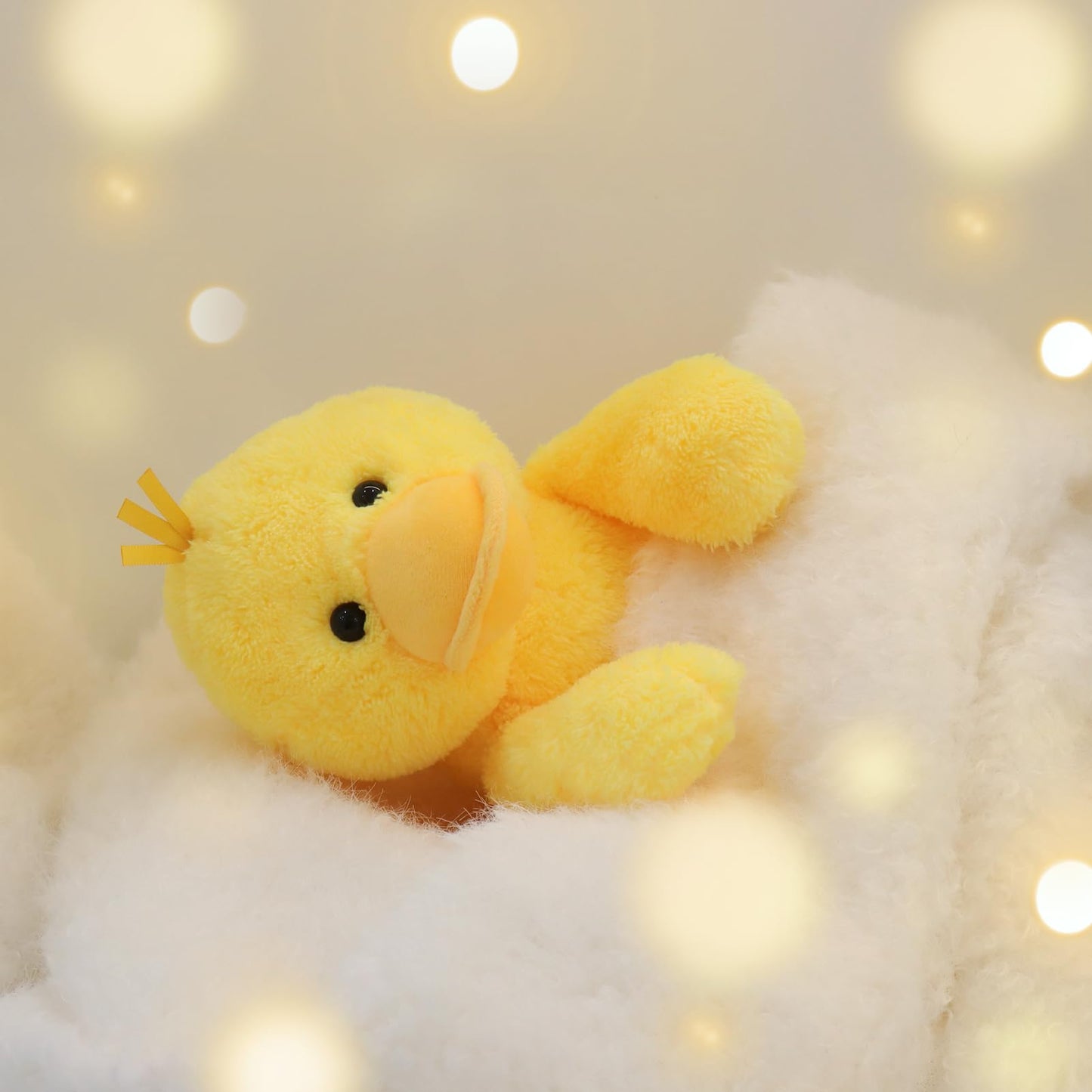 Apricot Lamb Toys Plush Velvet Duck Stuffed Animal Soft Cuddly Perfect for Child (Velvet Duck, 9 Inches)