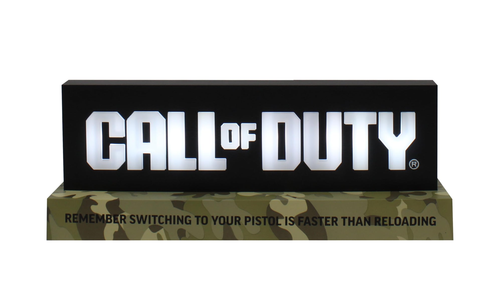 Neamedia Call of Duty logo LED lamp, official licensed gaming light for living room or office, compatible with mobile, Xbox, PS5, PC