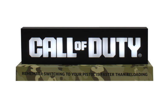 Neamedia Call of Duty logo LED lamp, official licensed gaming light for living room or office, compatible with mobile, Xbox, PS5, PC