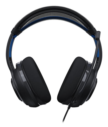 Turtle Beach Atlas 200 Black wired gaming headset for PS5 and PS4, featuring over-ear design and adjustable headband.