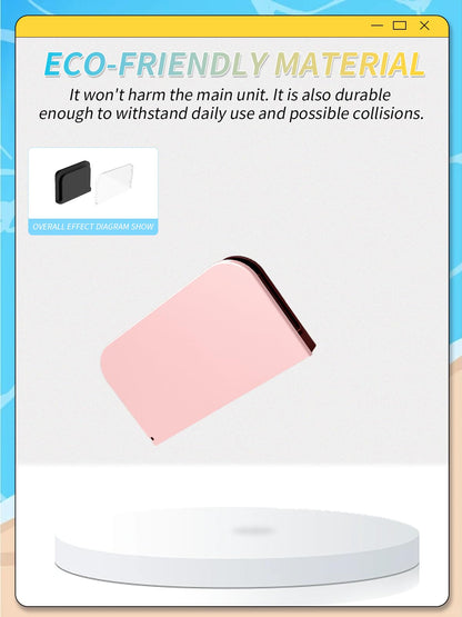 Pink protective cover for Nintendo Switch 2 dock station by yystao, shockproof, dustproof, and all-round protective case.