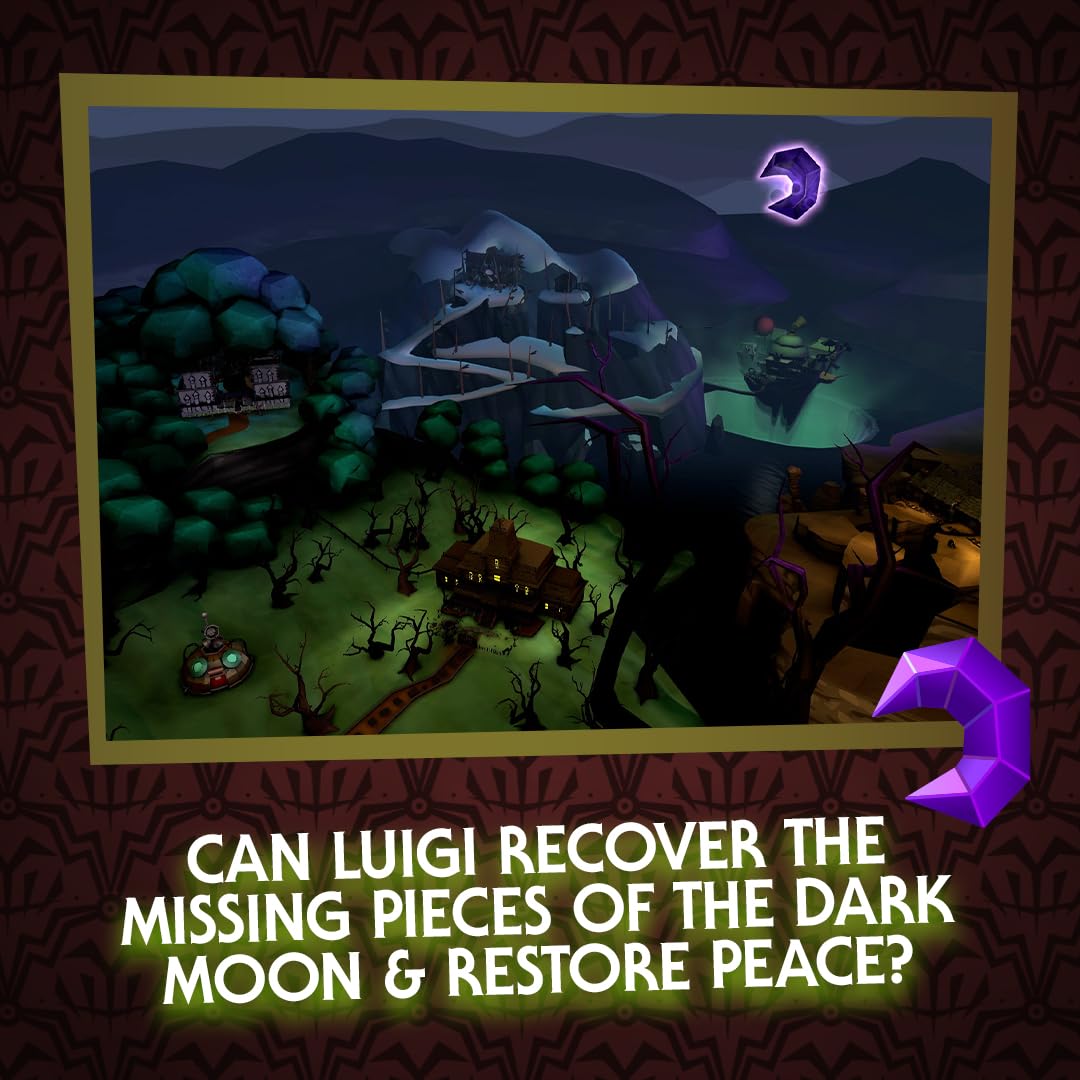 Nintendo Luigi's Mansion 2 HD game cover with artwork featuring Luigi and spooky mansion scene