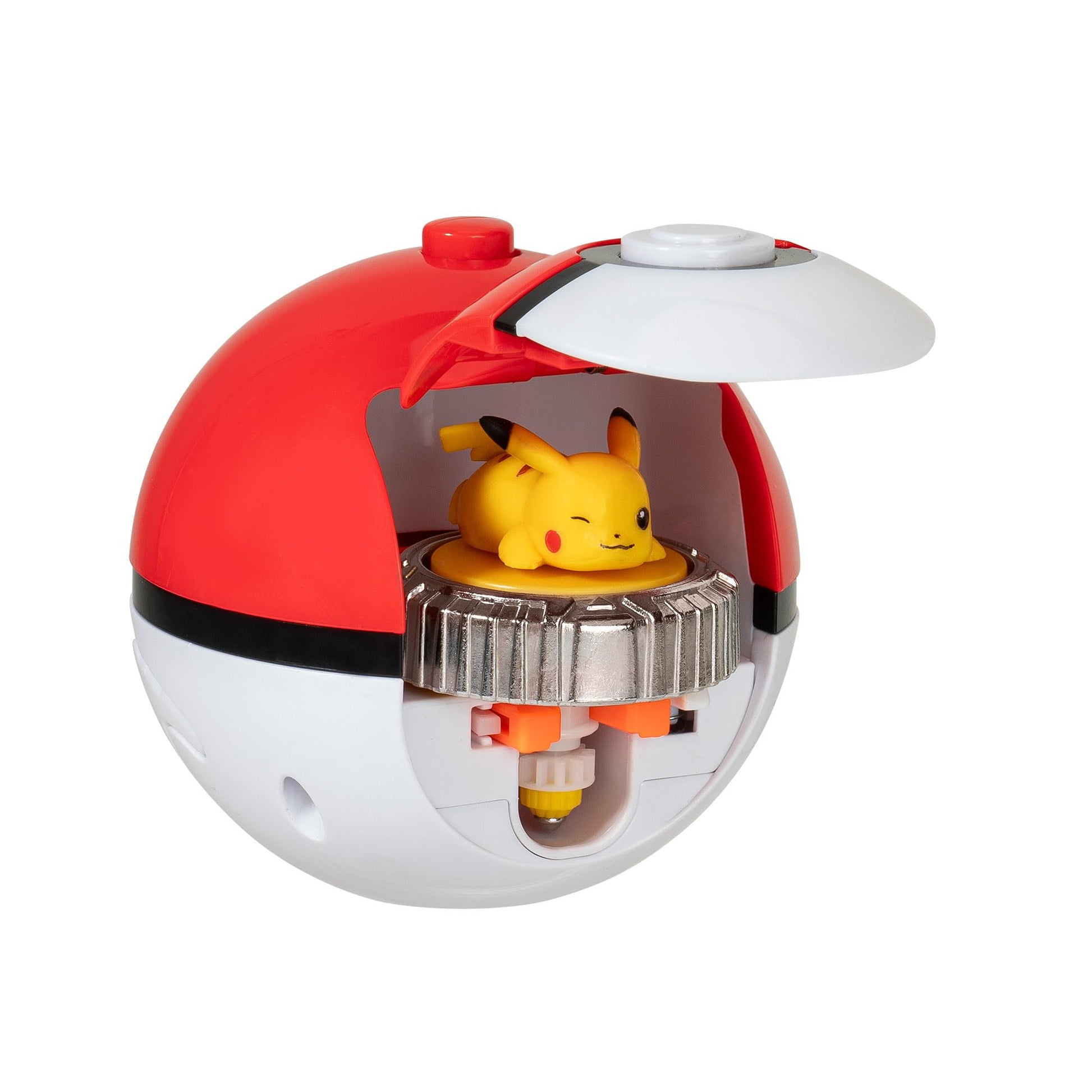 Pokémon Battle Spinner Arena Set featuring two spinners, Poké Ball launchers, and an action-packed battle arena.