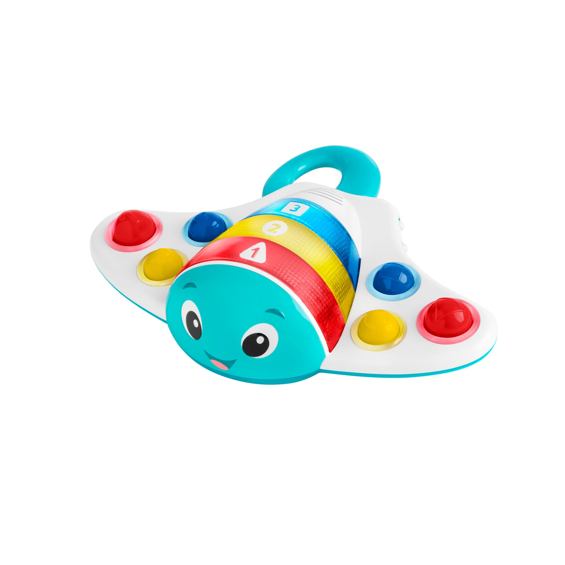 Baby Einstein Ocean Explorers Stingray Popper toy with colorful ocean design for infants 6 months and up