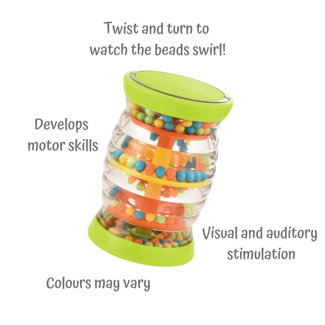 Halilit My First Baby Band Gift Set. Musical Instrument for Babies. Baby & Toddler Sensory Music Toys includes Egg Shaker, Cage Bell, Baby Maraca, Tube Shaker & Fun Rattle. For Boys & Girls 6 Months +