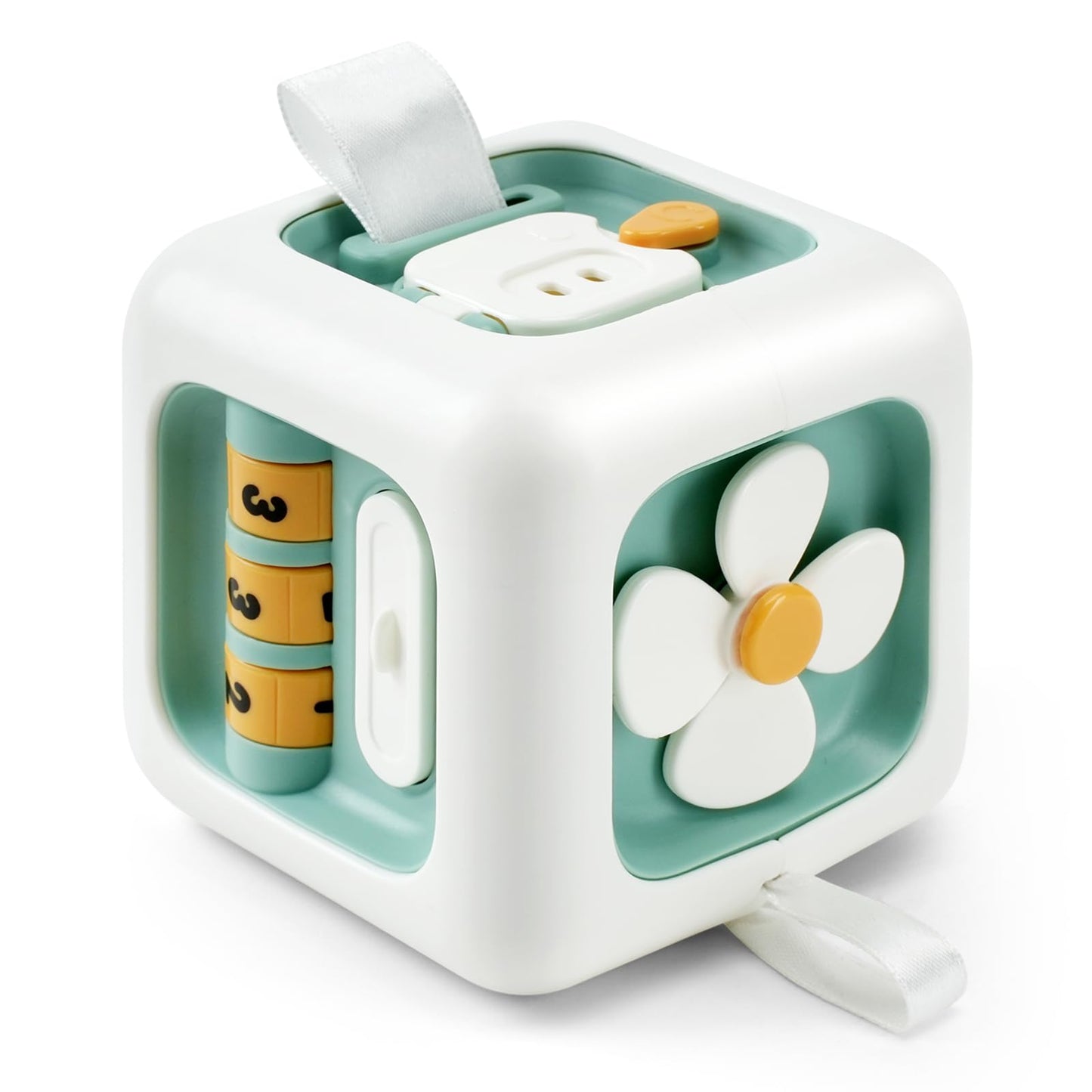 VoMii Baby Toys, Activity Busy Cube Toys, Baby Montessori Toys for 1 Year Old, Sensory Toys for Toddlers, Baby Travel Toys Educational Learning Toys Kids Birthday Gift for 12-24 Months