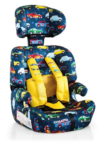 Cosatto Zoomi Car Seat - Group 1 2 3, 9-36 kg, 9 Months-12 Years, Side Impact Protection, Forward Facing (Rev Up)
