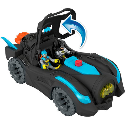 Fisher-Price Imaginext DC Super Friends Batmobile with lights and sounds, Batman toys for preschool play ages 3 years and up, HGX96