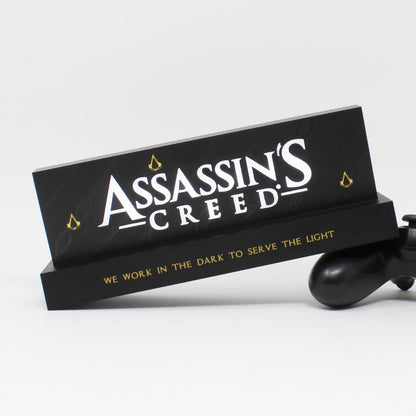 Neamedia Assassin's Creed logo LED lamp, officially licensed, suitable for living room or office, compatible with mobile, Xbox, PS5, and PC