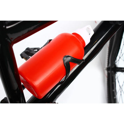 WSIKGHU 20 Inch Mountain Bike 7 Speed Front and Rear Dual Brake Height Adjustable Bicycle with Fenders, Water Bottle and Compass for 130-150CM, Max 85KG (Pre-Assembled 85%) (Red)