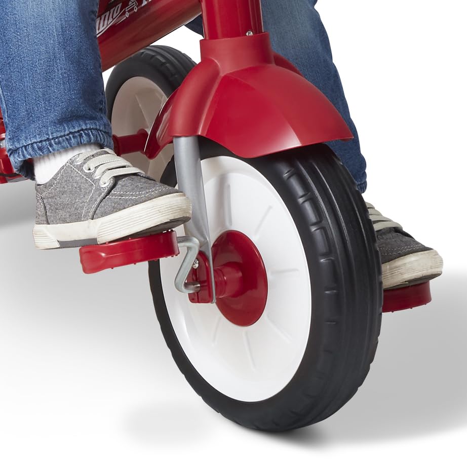 Radio Flyer 3-in-1 Stroll 'N Trike, Red Toddler Trike For 1.5-5 Years Old