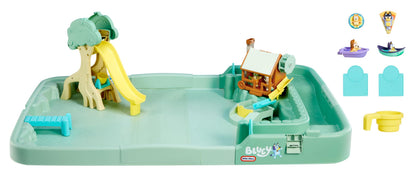 Little Tikes Bluey Bushland Waterplay Adventure with 6 Accessories, Bluey Active Play, for Boys and Girls Age 3+, Green One