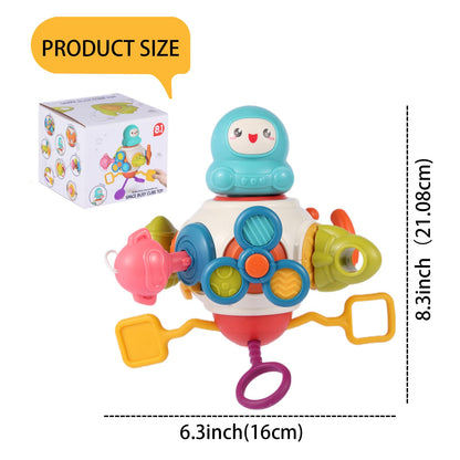 iFunLong Baby Montessori Toys for 1 2 3 Years Sensory Toy, Activity Cube Sensory Toys for Toddlers Travelling, Motor Skills Busy Cube Toy for 6 12 18 Months Infant Birthday Gifts