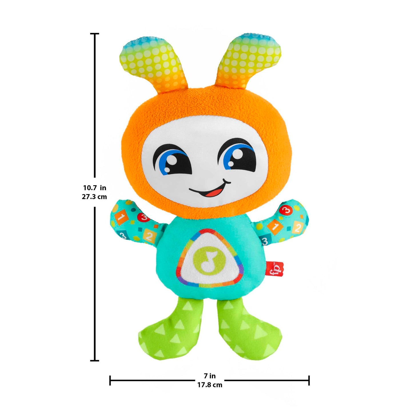 Fisher-Price Baby & Toddler Learning Toy DJ Groovin' Go with music, lights, and sounds, suitable for children 6 months and older