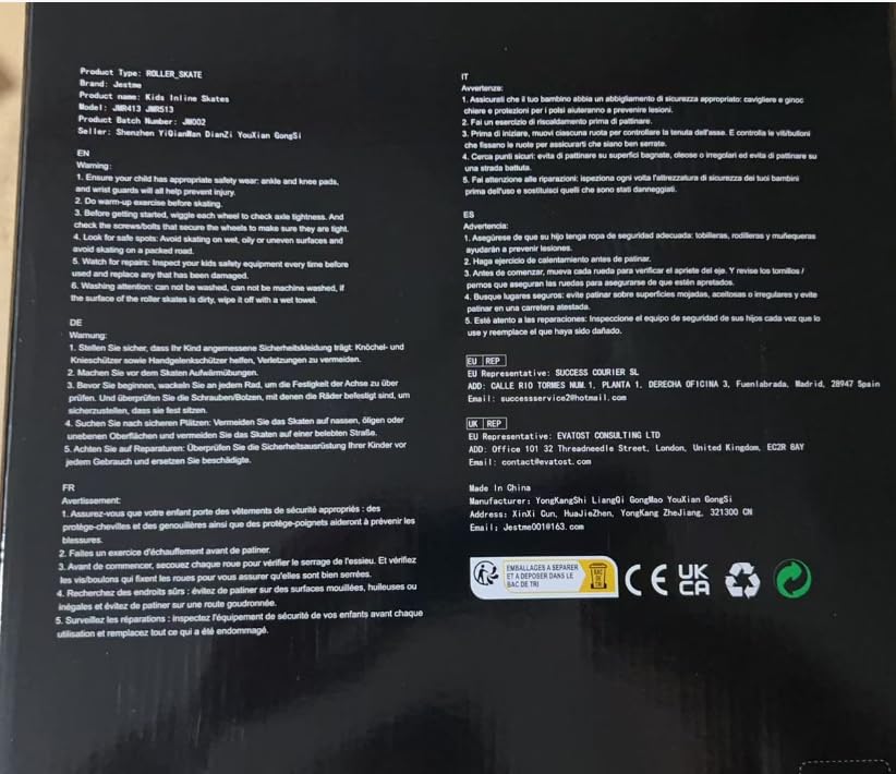 Kids Inline Skates Girls, Adjustable Roller Skates Blades with Light Up Wheels for Beginners Girls (Purple, Medium (UK 1-4))