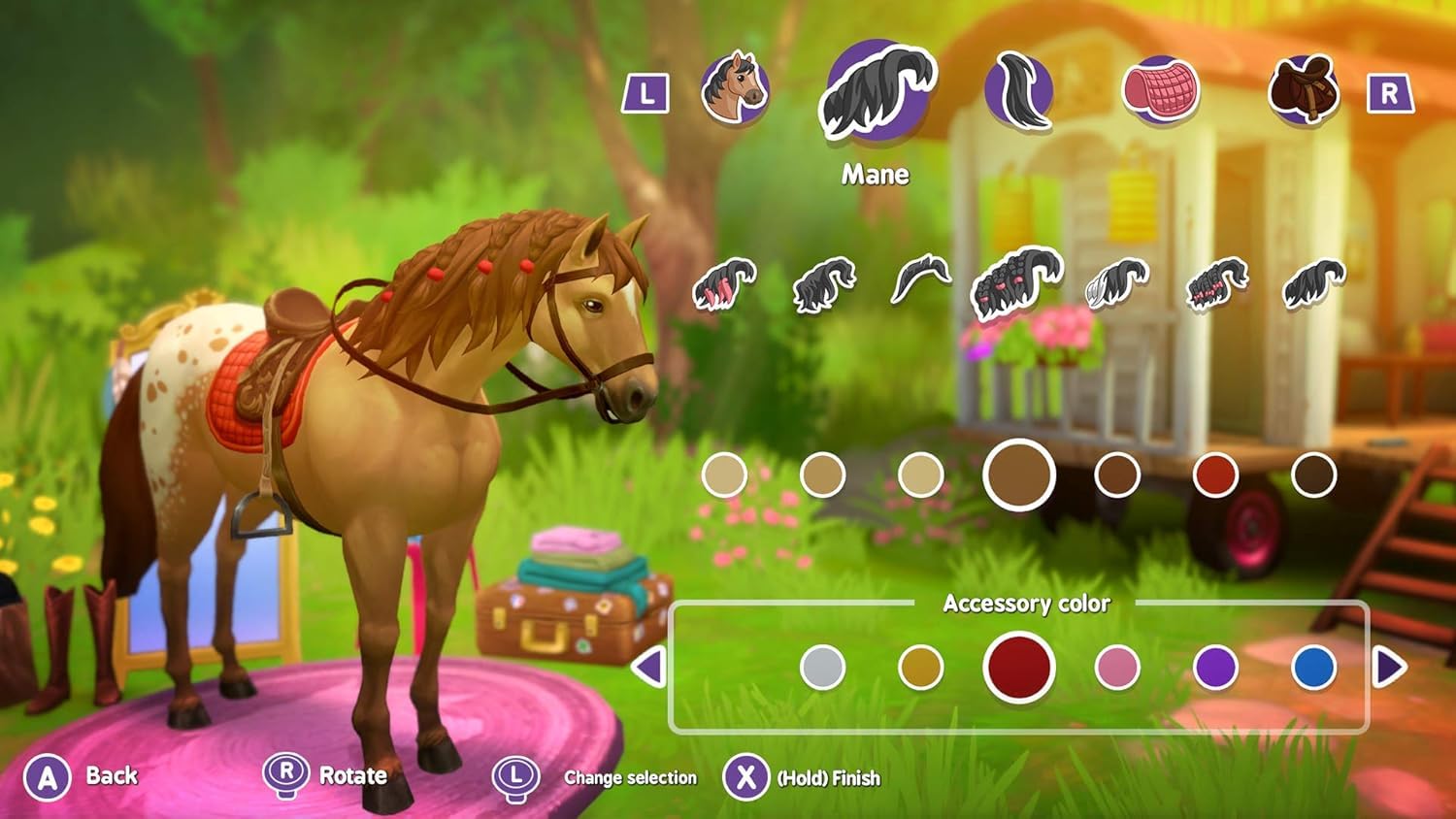 Wild River Games Horse Club Adventures Nintendo Switch game case with artwork, featuring a horse and rider scene.