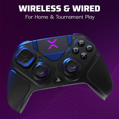 PDP Victrix ProCon BFG wireless controller for PS5, PS4, and PC with ergonomic design and dual analog sticks.