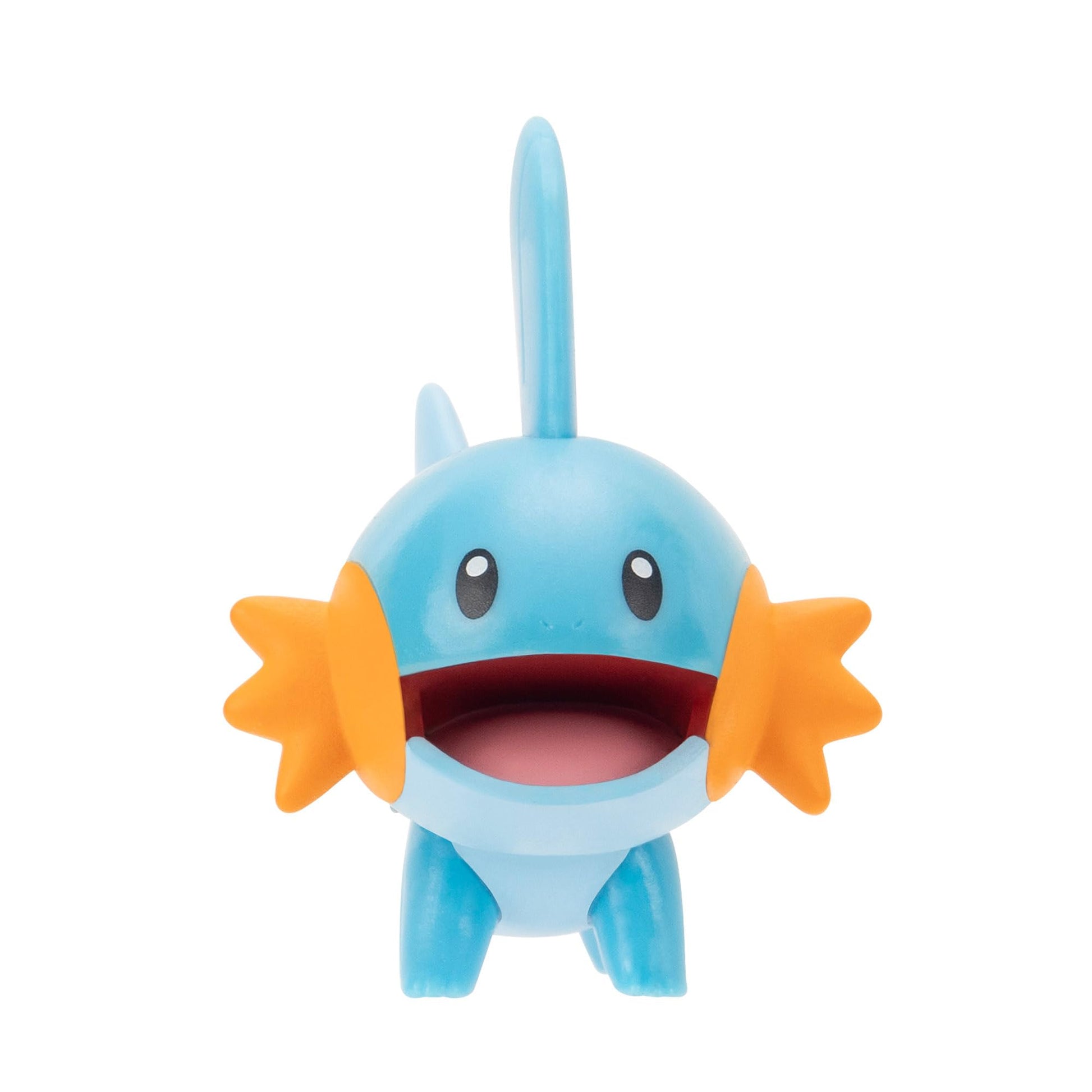 2-inch Pikachu and Mudkip figures with Repeat Ball, Dive Ball, and 6 Attack Discs from the Pokémon Surprise Attack Game.