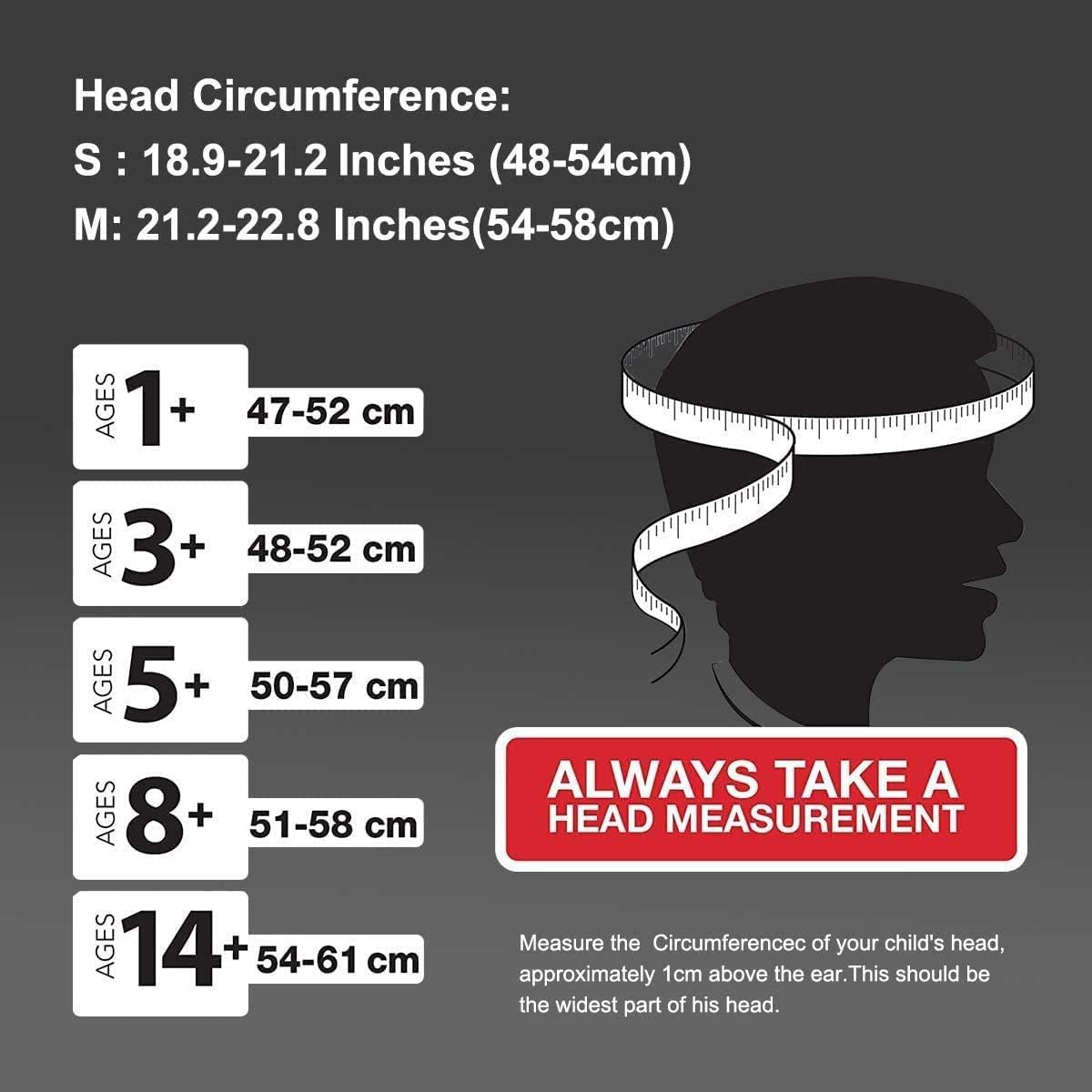 ROCKBROS Kids Full Face Bike Helmet Kids Helmet Toddler Bike Helmets Full Face Protective Safety Helmet for MTB Skateboarding Scooter Roller Skating Cycling S: 48-52 cm, M: 55-58 cm