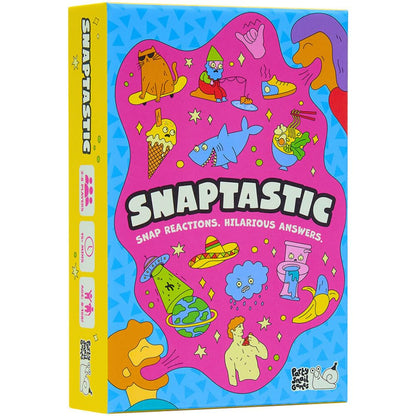 Snaptastic: The Hilarious Game of Snap-Reactions and Ridiculous Answers | Fast & Funny Game for Kids, Teens & Adults | Easy to Learn and Perfect for Home or Travel.