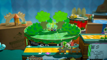 Nintendo Yoshi's Crafted World for Nintendo Switch, featuring colorful handcrafted Yoshi character and playful game environment.