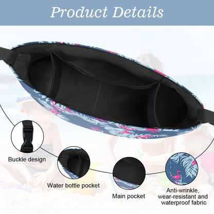 Vicloon baby pushchair organiser with cup holder, large capacity stroller bag, fits any pram handlebar for convenient baby storage.