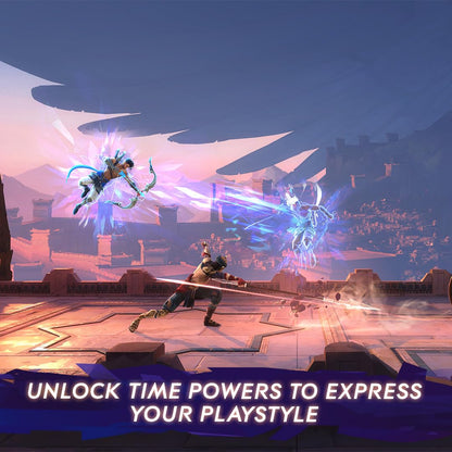 Nintendo Switch game case for Prince of Persia: The Lost Crown by Ubisoft with artwork featuring the game's title and characters.