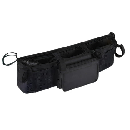 Double Stroller Organizer - Spacious Water Proof Organization with 3 Compartments | Baby Stroller Organizers,for Daily Baby Parents Home Outdoor Camping Walking Home