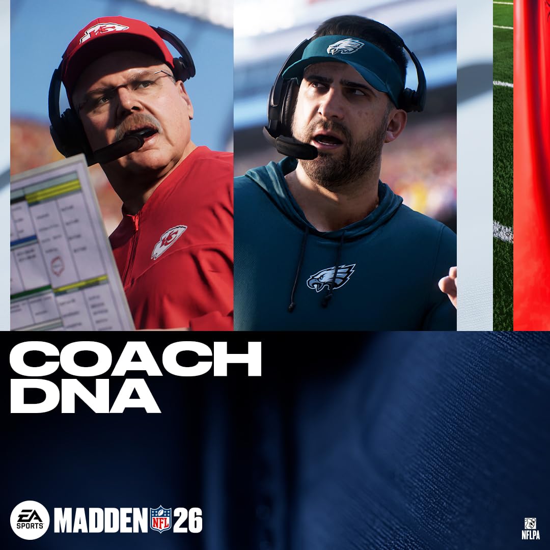 EA Sports Madden NFL 26 Standard Edition Switch game cartridge by Electronic Arts, showing the game case and cartridge.